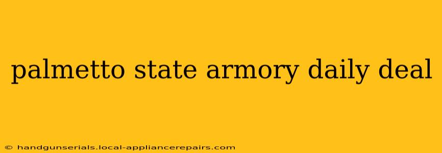 palmetto state armory daily deal