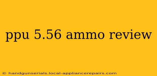 ppu 5.56 ammo review