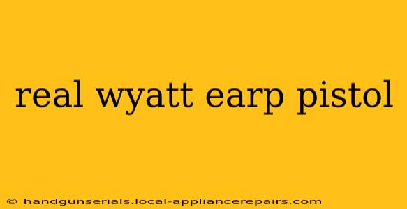 real wyatt earp pistol