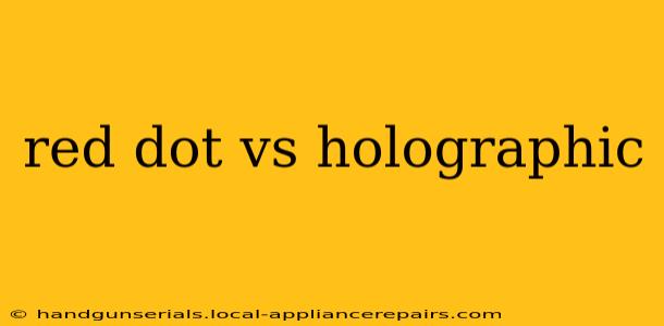 red dot vs holographic