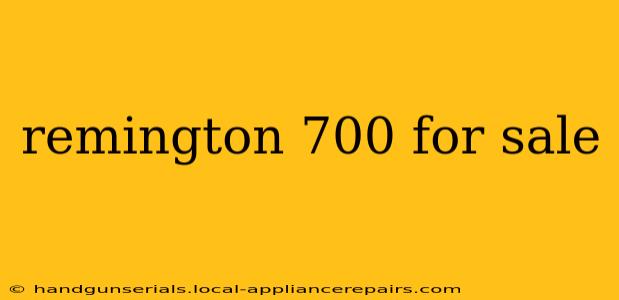 remington 700 for sale