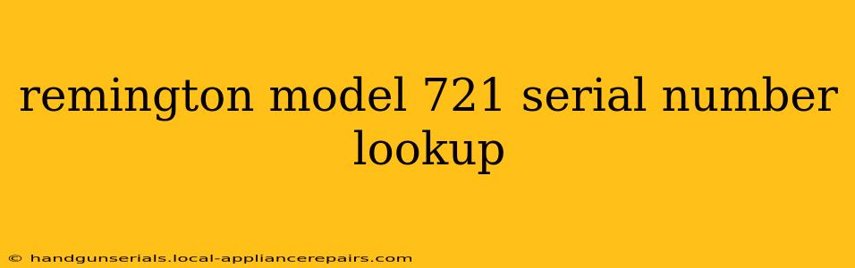 remington model 721 serial number lookup