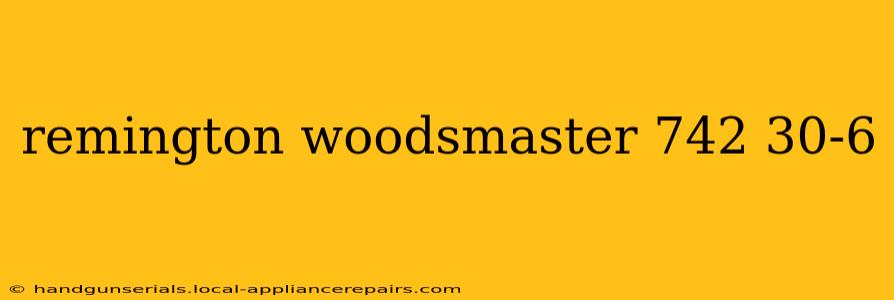 remington woodsmaster 742 30-6