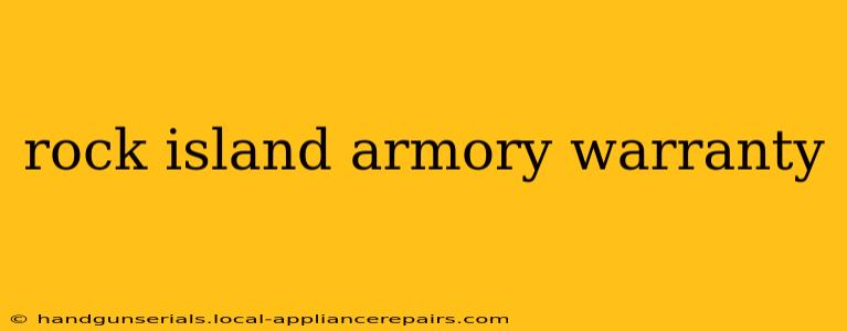 rock island armory warranty