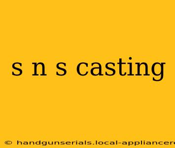 s n s casting