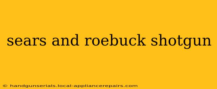 sears and roebuck shotgun