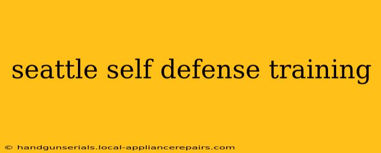 seattle self defense training