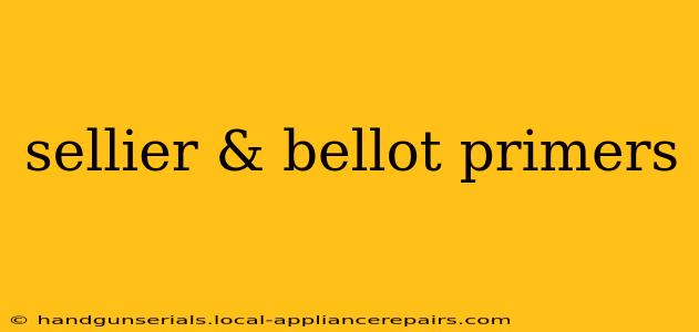 sellier & bellot primers