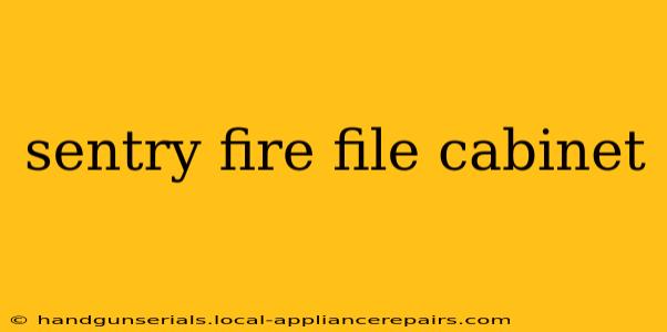 sentry fire file cabinet