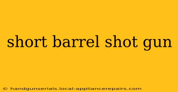 short barrel shot gun