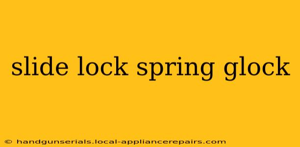 slide lock spring glock