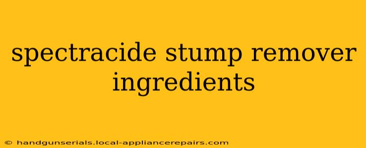 spectracide stump remover ingredients