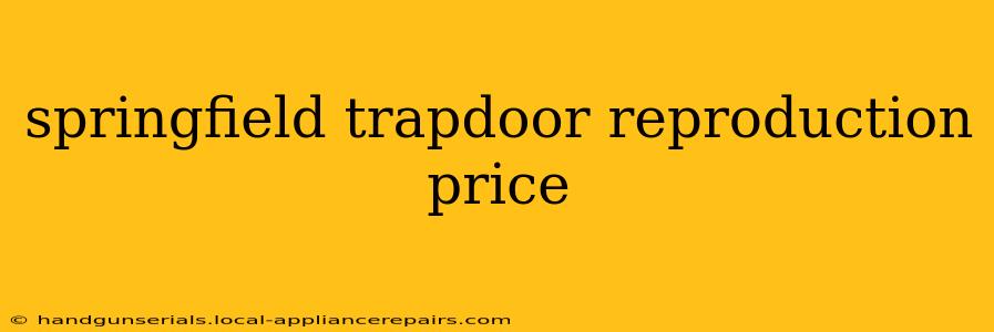 springfield trapdoor reproduction price