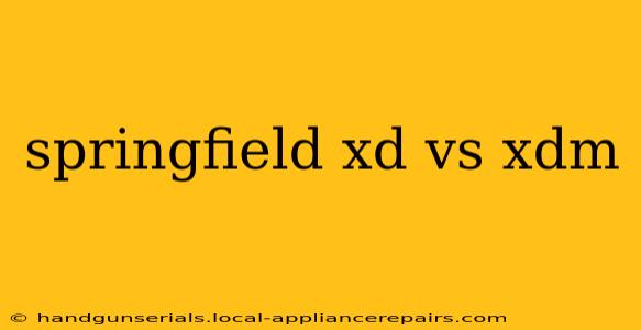 springfield xd vs xdm