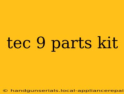 tec 9 parts kit