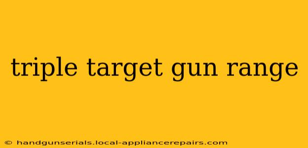 triple target gun range