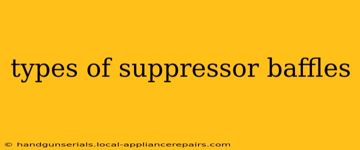 types of suppressor baffles