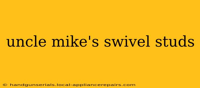 uncle mike's swivel studs