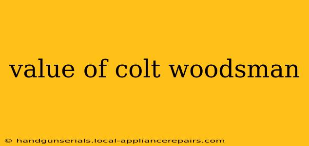 value of colt woodsman