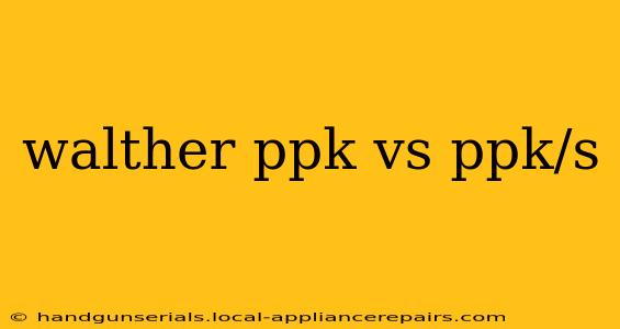 walther ppk vs ppk/s