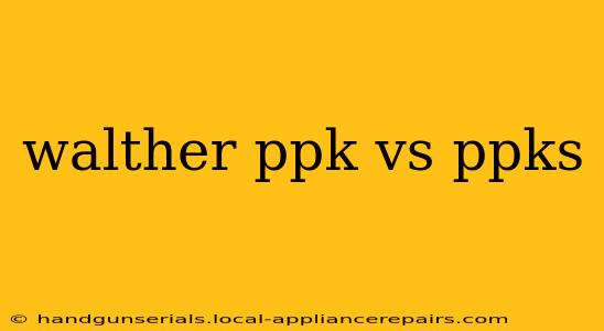 walther ppk vs ppks