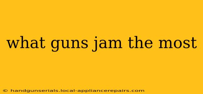 what guns jam the most