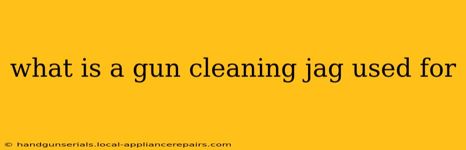 what is a gun cleaning jag used for