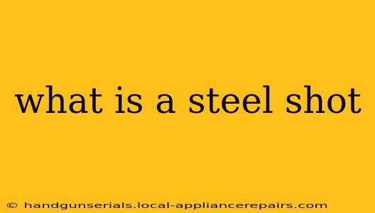 what is a steel shot