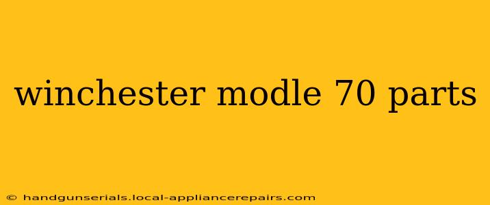 winchester modle 70 parts