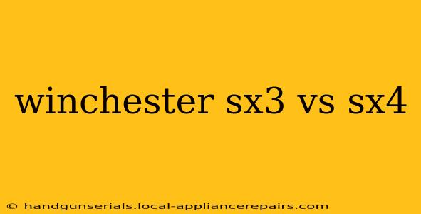 winchester sx3 vs sx4