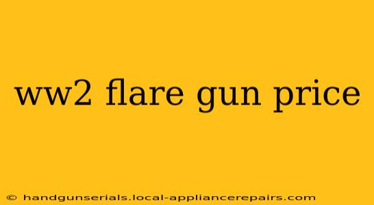 ww2 flare gun price